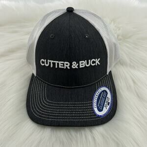 Cutter & Buck Ahead Classic Cut Snapback - Gray/White - One Size - NWT